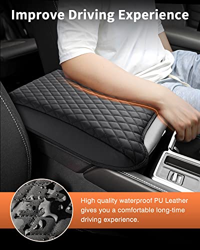 Custom Fit for Center Console Cover Nissan Pathfinder 2025 2024 2023 2022 2026 Armrest Cushion Pad Cover PU Leather Pathfinder Accessories Anti