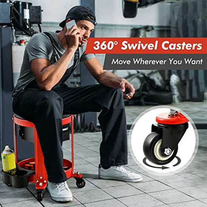 Rolling Mechanic Stool