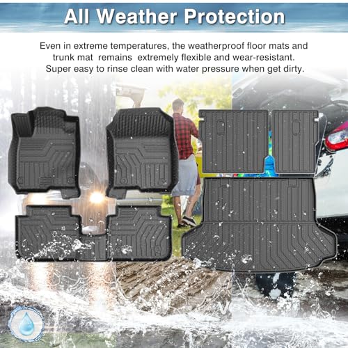 Mixsuper Floor Mat & Cargo Liner for Honda HRV Sport