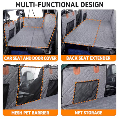 Hard Bottom Dog Car Seat Cover for Full