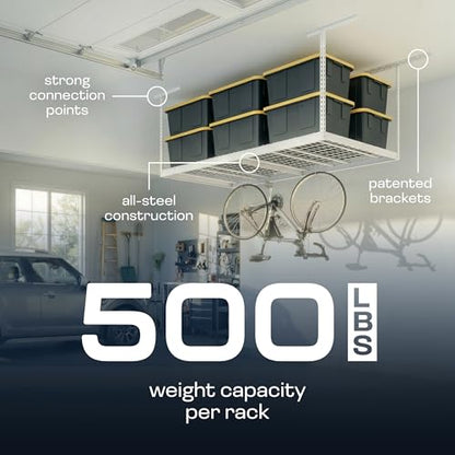 MonsterRax 4x8 Overhead Garage Storage Rack
