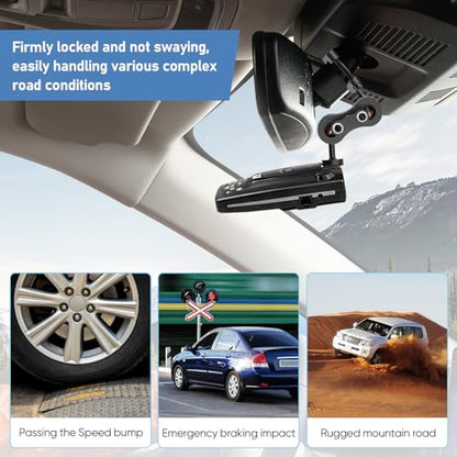 Radar Detector Mount Rearview Mirror Bracket