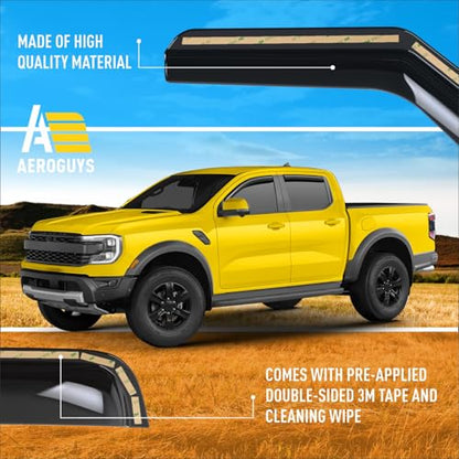 Extra Durable Window Deflectors in (4 Count)