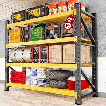48" Wide Heavy Duty Garage Shelving Units