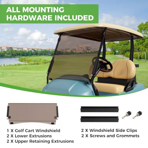 Golf Cart Windshield for Club Car Precedent