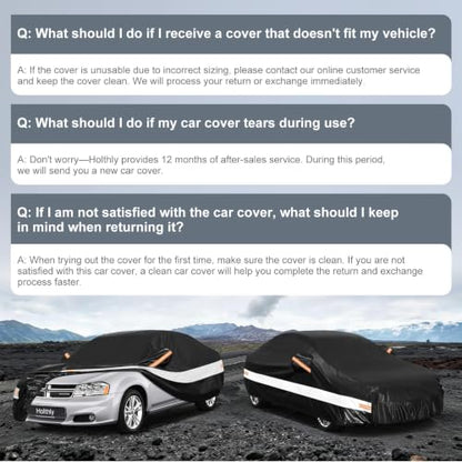 10 Layers Sedan Car Cover Custom Fit for Dodge Avenger