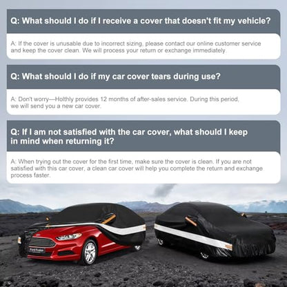 10 Layers Sedan Car Cover Custom Fit for Ford Fusion