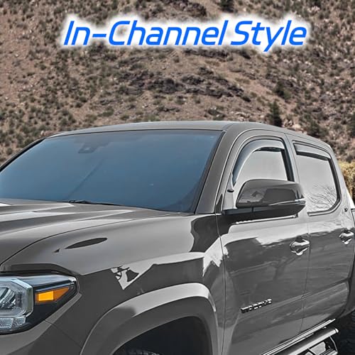 4PCS in Channel Rain Guards for 2004 (4 Count)