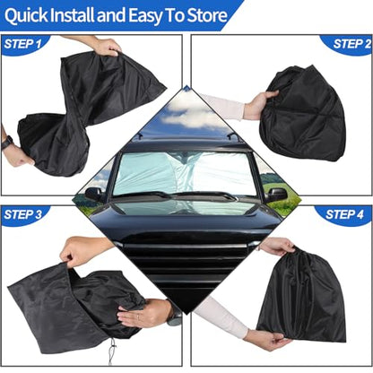 Windshield Sunshade Fit for Land Rover Discovery 2 LR2 1998