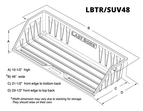 Truck SUV 48” Cargo Box Organizer