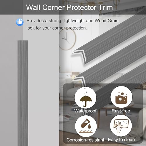 6 Pcs 49" Wall Corner Protector Trim