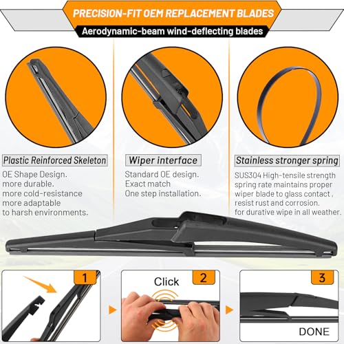 Windshield Wiper Blade Replacement for Jeep Renegade 2015