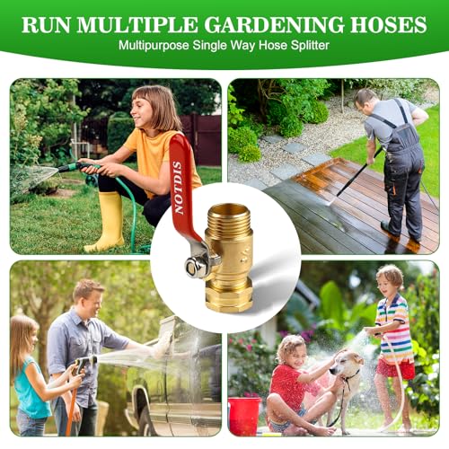 Brass Garden Hose Shut Off Valve with Full