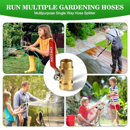 Brass Garden Hose Shut Off Valve with Full