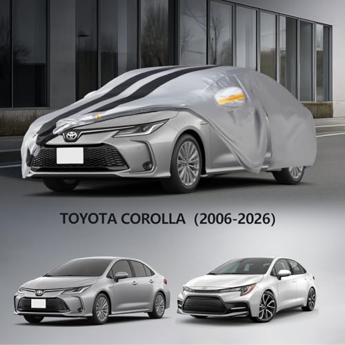 Multi Layer Car Cover Custom Fit for Toyota Corolla Sedan