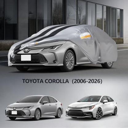 Multi Layer Car Cover Custom Fit for Toyota Corolla Sedan