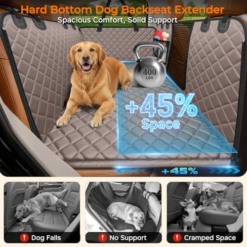 Hard Bottom Dog Car Seat Cover