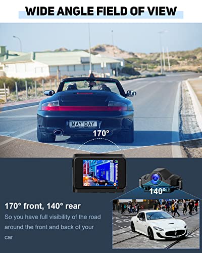 4K Dash Cam Front and Rear