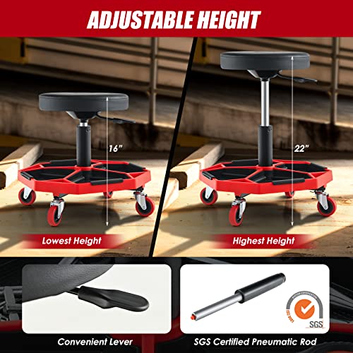 Rolling Garage Stool