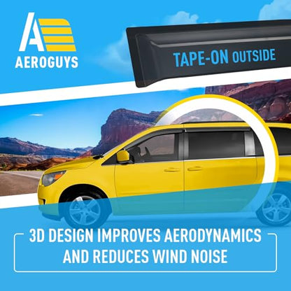 Extra Durable Window Deflectors Tape (4 Count)