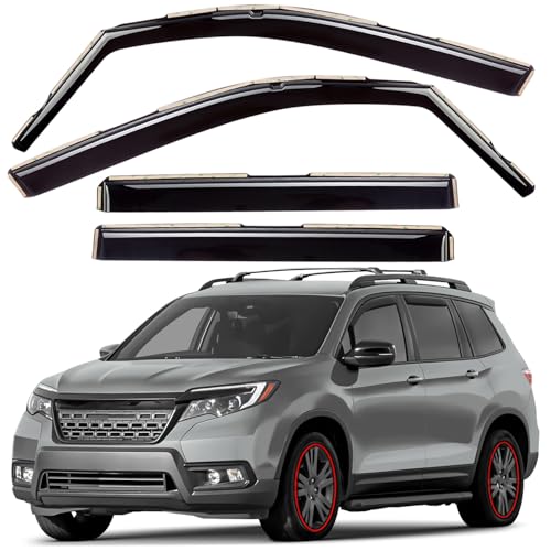 Window Deflectors Smoke Tinted in (4 Count)