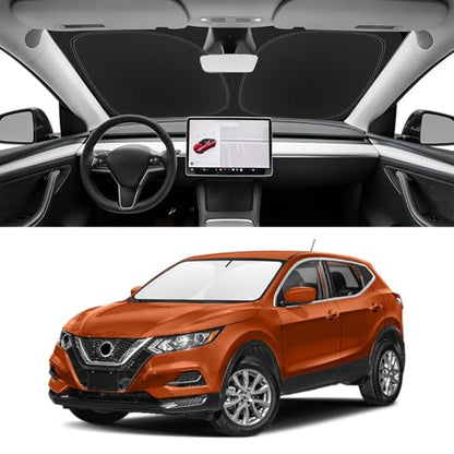 Custom Fit Windshield Sun Shade for Nissan Rogue Sport 2017