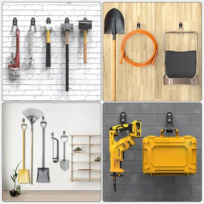 Garden Hose Holder Wall Mount 2 Pack 2.8 Inch (8 Count)