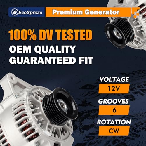 Ezexpreze L4 1.8L 13878N Alternator Replacement for Toyota Corolla 2003 2005 2006 2007 2008