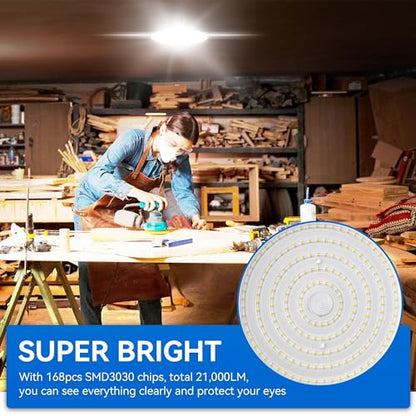 4 Pack UFO LED High Bay Light 150W (4 Count)