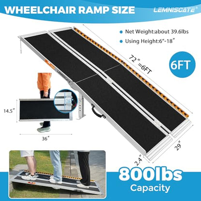 Portable Wheelchair Ramp 6FT
