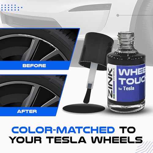 Premium Tesla Wheel Curb Rash Repair Kit for 20" Model X grey Perihelix wheels