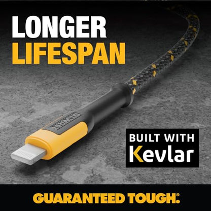 Heavy Duty USB A to Lightning Cable [Apple MFi Certified]