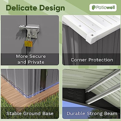 6x4 FT Outdoor Storage Shed