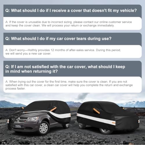 10 Layers SUV Car Cover Custom Fit for Dodge Journey