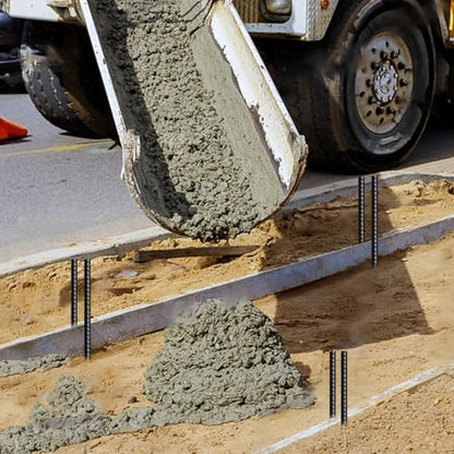 Rebar Stakes 16 Inch 20 Pack Heavy Duty Ground Anchors with Chisel Point End Long Straight Steel Tent Stakes 3 (20 Count)