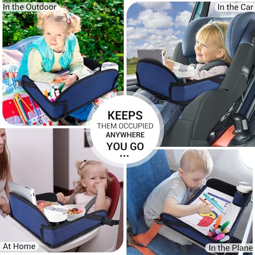 Kids Travel Tray for Toddler Car Seat (16 Ounce)