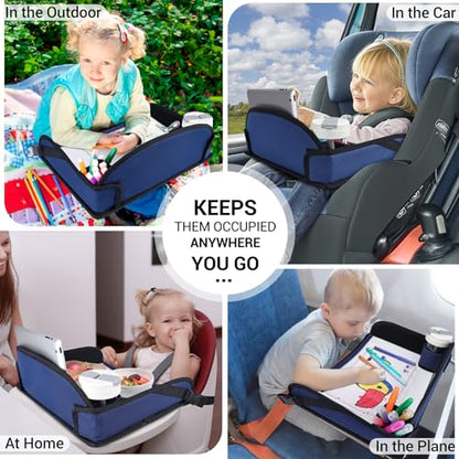 Kids Travel Tray for Toddler Car Seat (16 Ounce)
