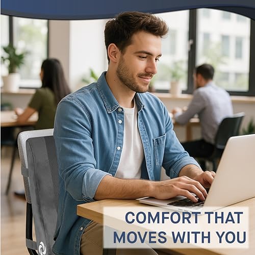 Ergonomic Lumbar Support Pillow for Office Chair and Car Seat