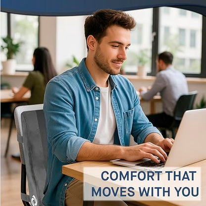 Ergonomic Lumbar Support Pillow for Office Chair and Car Seat