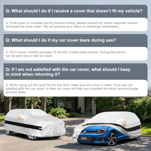 10 Layers Hatchback Car Cover Custom Fit for Volkswagen Golf