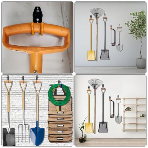 Garden Hose Holder Wall Mount 2 Pack 2.8 Inch (8 Count)