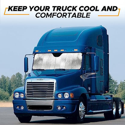 Accordion Sun Shade Windshield for Trucks