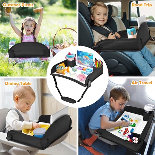 Kids Lap Desk Tray for Road Trip Activities