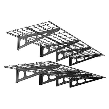 WR26B SBA 2' x 6' Wall Shelf Garage Storage Rack (2 Count)