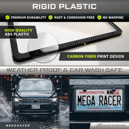 Weatherproof Thin License Plate Frame