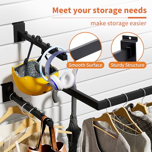 12 Pack Slatwall Accessories Kit with U (12 Count)