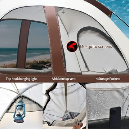 Truck Tent Waterproof Double Layer for 5.5
