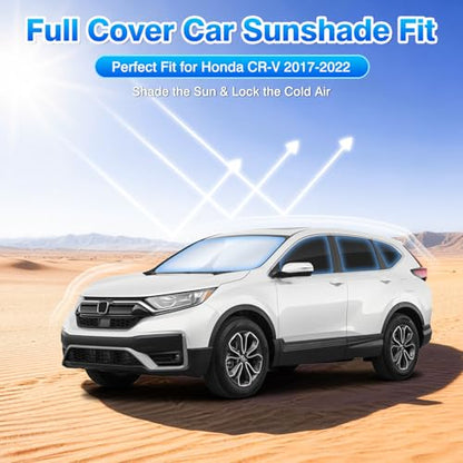 Windshield Sun Shade for Honda CR (8 Count)