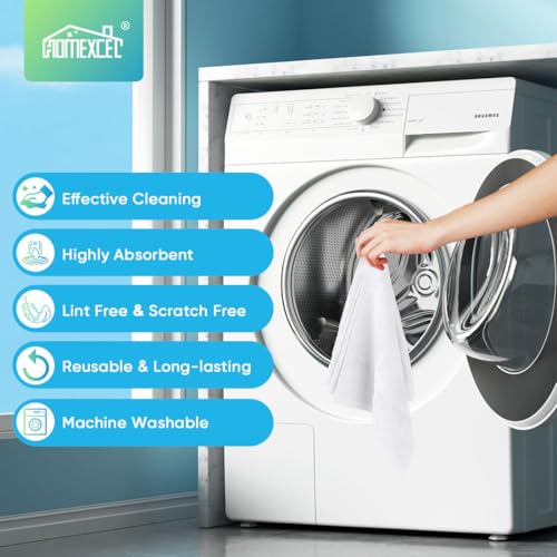 White Microfiber Cleaning Cloth 10 PK (10 Count)