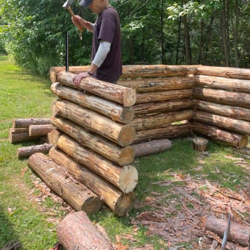 Rebar Stakes 16 Inch 20 Pack Heavy Duty Ground Anchors with Chisel Point End Long Straight Steel Tent Stakes 3 (20 Count)